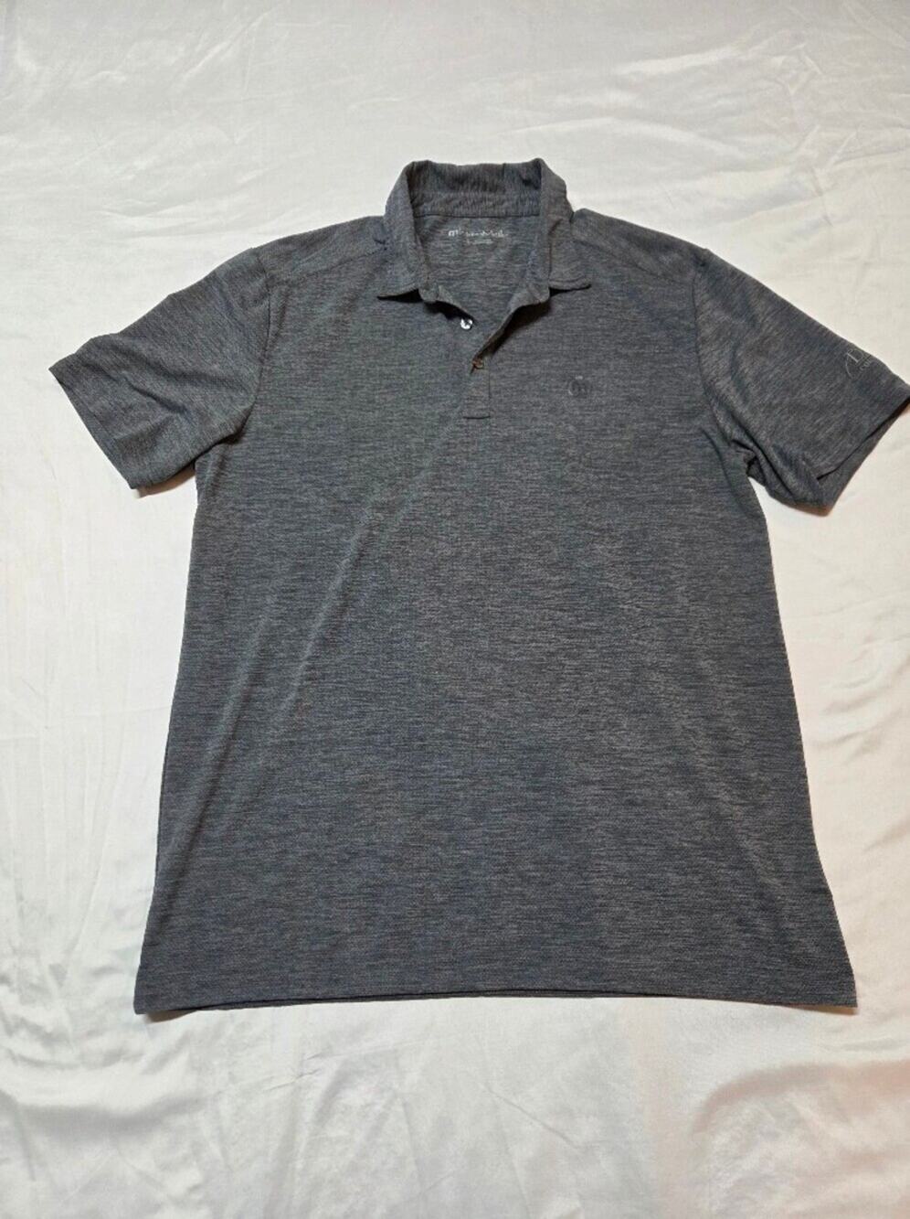Travis Mathew Dark Heather Grey Polo